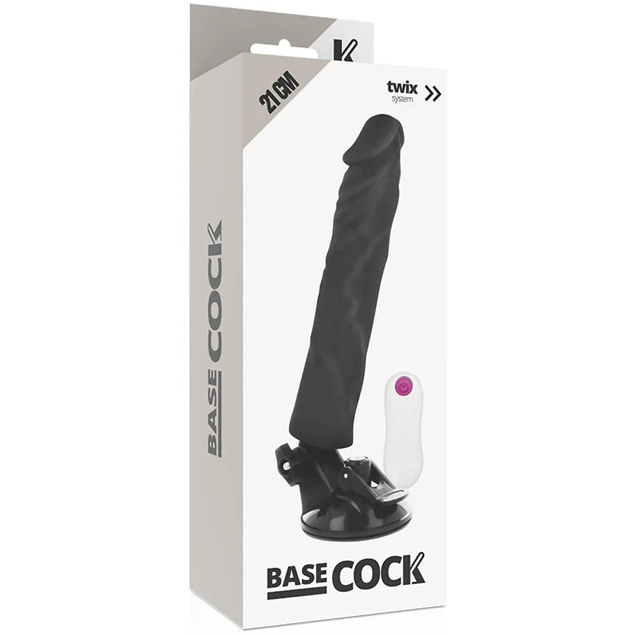 Basecock Suction Cup Realistic 8.5" Remote Controlled Vibe