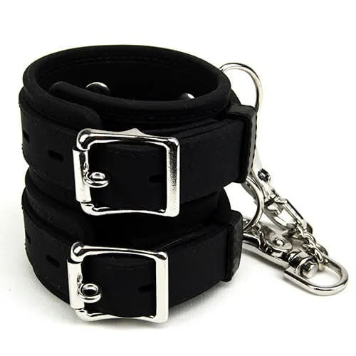 Bound to Please Silicone Universal Cuffs - PlayBlue