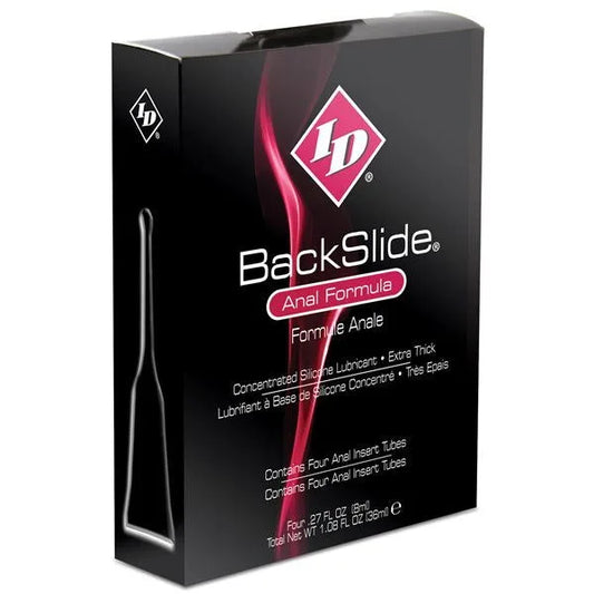 ID Backslide - 4 Pack Premium Anal Lube Inserts