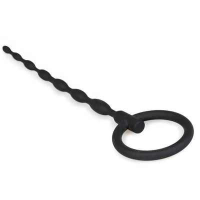Silicone Penis Plug With Pull Ring - PlayBlue