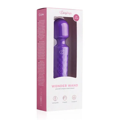 EasyToys Rechargeable Hand Wand Vibrator - PlayBlue