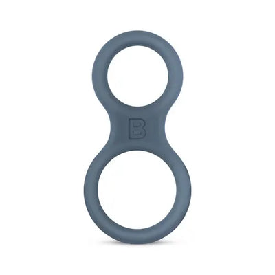 Boners Silicone Cock Ring And Ball Stretcher - PlayBlue