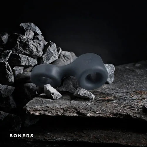 Boners Cock Ring And Ball Stretcher - PlayBlue