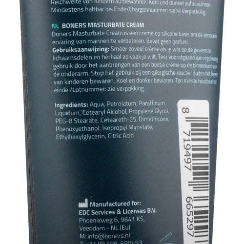 Boners Masturbation Cream 100ml - PlayBlue