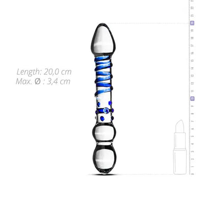 Glass Dildo No. 21 - PlayBlue