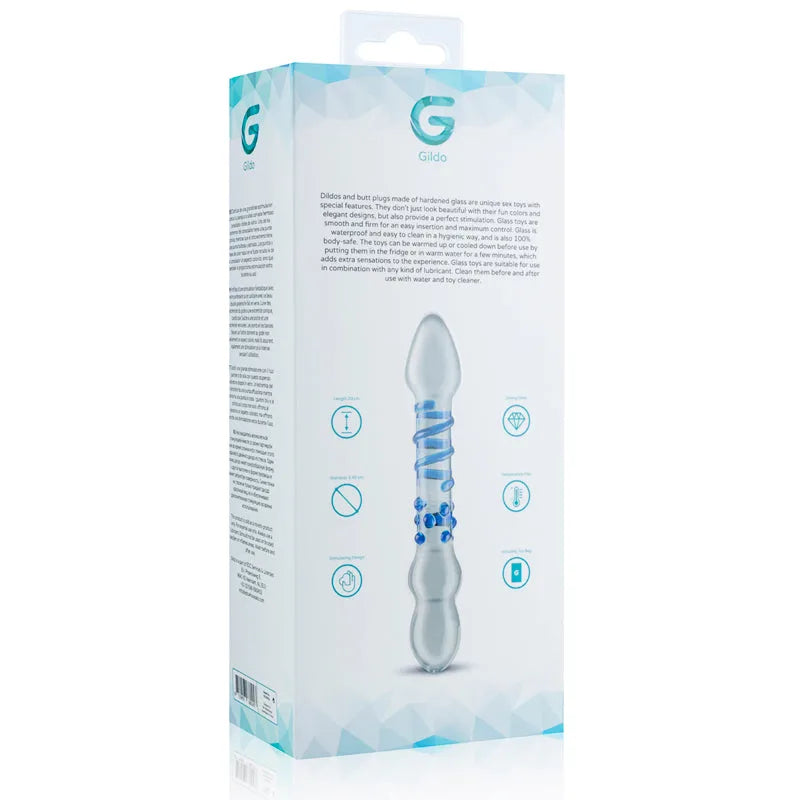 Glass Dildo No. 21 - PlayBlue