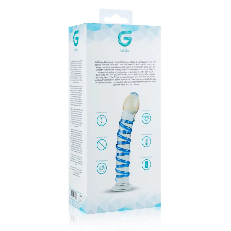 Glass Dildo No. 1 - PlayBlue