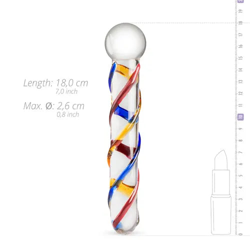 Glass Dildo No. 10 - PlayBlue