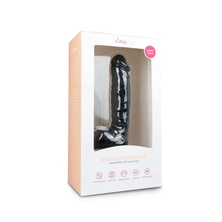 Realistic Dildo Black - 9 - PlayBlue