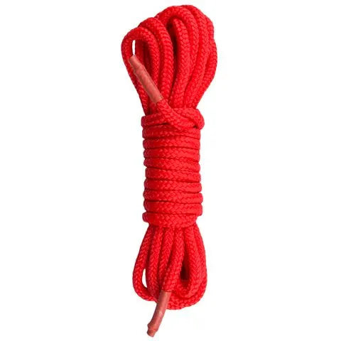 Black Bondage Rope - 10m (Black or Red)