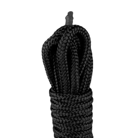 Black Bondage Rope - 10m (Black or Red) - Black - PlayBlue