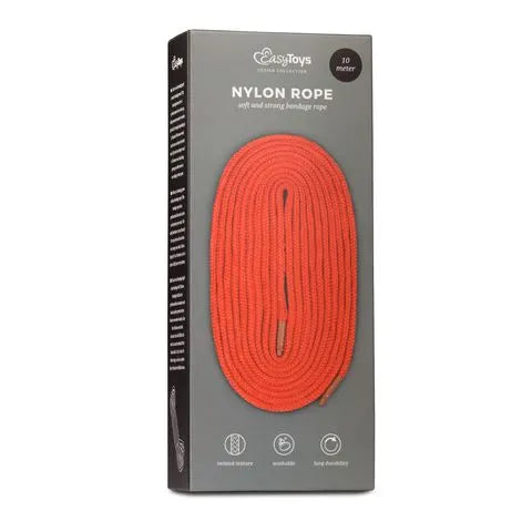 Black Bondage Rope - 10m (Black or Red) - Black - PlayBlue