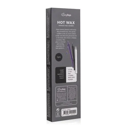 Sensual Hot Wax Candles - 3 pcs.