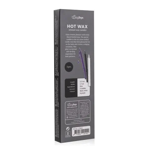 Sensual Hot Wax Candles - 3 pcs. - PlayBlue