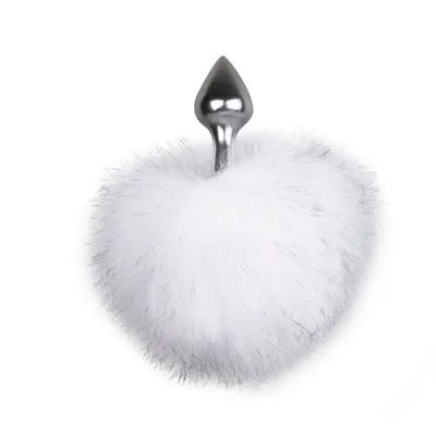 Bunny Tail Plug No. 1 - Silver/White - PlayBlue