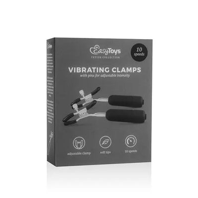 Nipple Clamps With Vibrating Bullets - PlayBlue