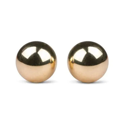 Gold Ben Wa Love Balls - 22mm - PlayBlue
