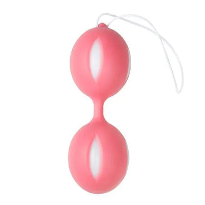 Wiggle Duo Kegel Ball - Pink/White - PlayBlue