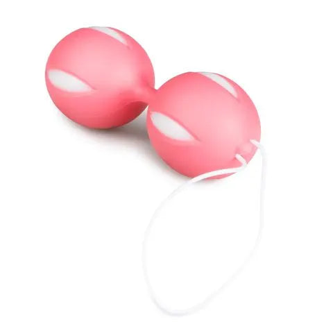 Wiggle Duo Kegel Ball - Pink/White - PlayBlue