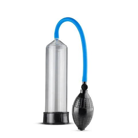 Penis Pump With Squeeze Ball - Clear - PlayBlue