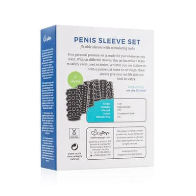 Penis Sleeve Set - 6 Pack - PlayBlue