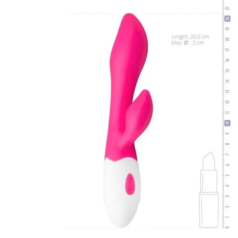 Alula Vibe Rabbit Vibrator - Rechargeable Silicone - PlayBlue