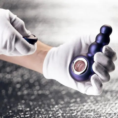 Hueman - Outer Space Rechargeable Vibrating Anal Plug - PlayBlue