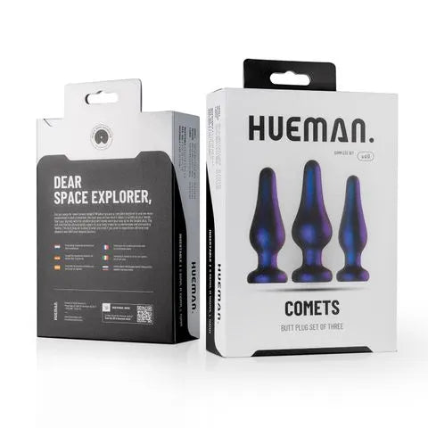 Hueman - Comets Silicone Butt Plug Set