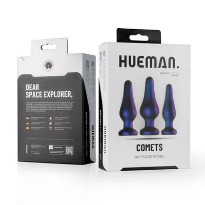 Hueman - Comets Silicone Butt Plug Set - PlayBlue