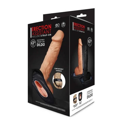 Erection Assistant - 9.5" Hollow Adjustable Strap-On