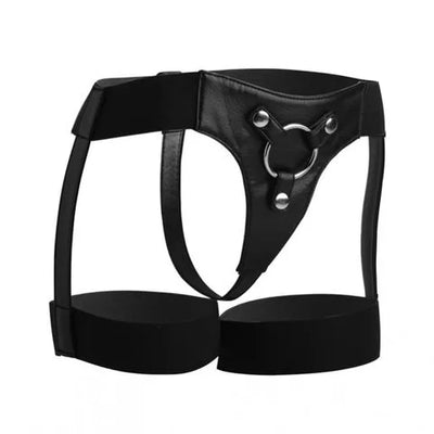 Bardot Garter Belt Style Strap On Harness - PlayBlue