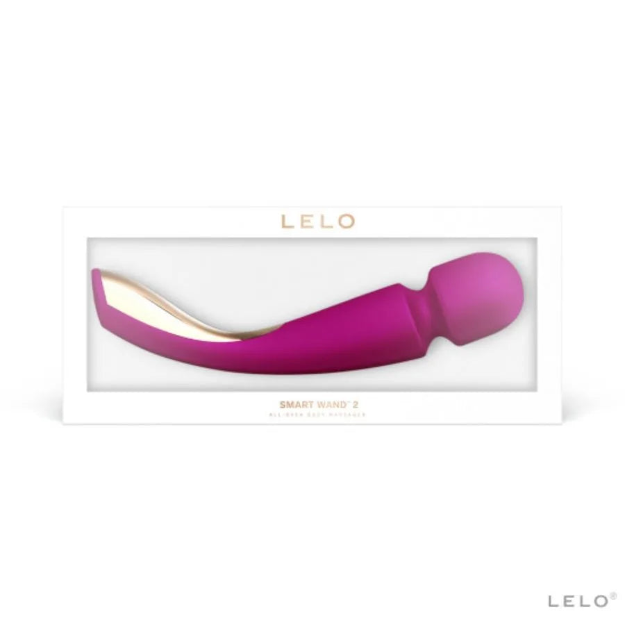 Lelo Smart Wand 2 Large - Luxury Wand Vibrator - PlayBlue