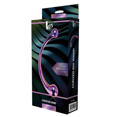 Glamour Glass Curved Big Wand - PlayBlue