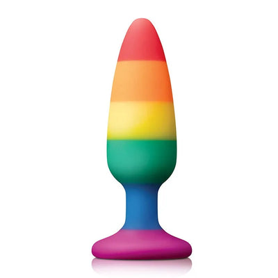 Colourful Love Rainbow Anal Plug - PlayBlue