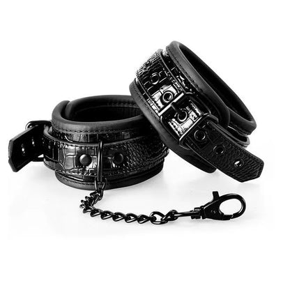 Blaze Handcuffs Croco Black
