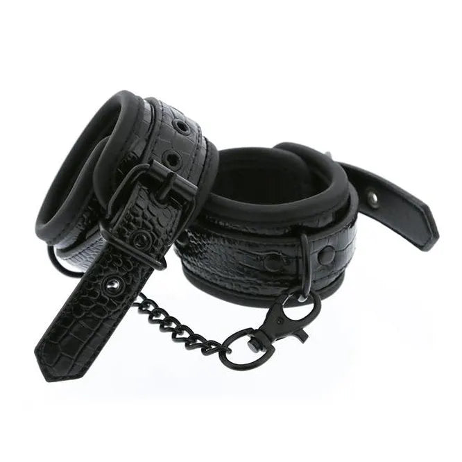 Blaze Handcuffs Croco Black