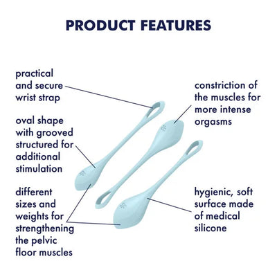 Satisfyer - Yoni Power 2 - Kegel Balls - PlayBlue