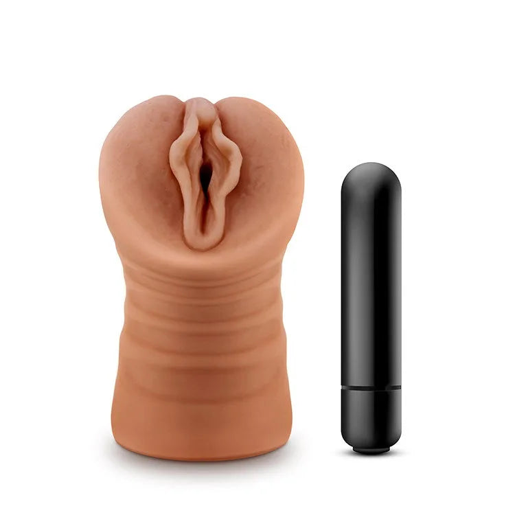 Sofia Mocha - Vibrating Masturbator - PlayBlue