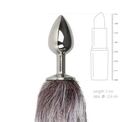 Fox Tail Plug - Silver - PlayBlue