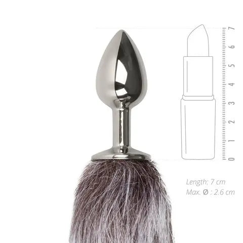 Fox Tail Plug - Silver - PlayBlue