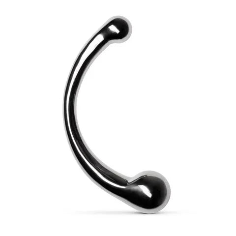 Sinner - The Curvey G-Spot Solid Metal Dildo - PlayBlue