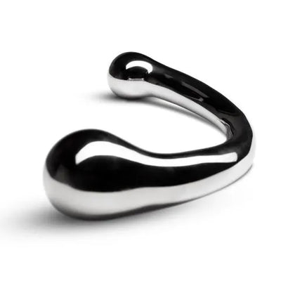 Sinner - The Curvey G-Spot Solid Metal Dildo - PlayBlue