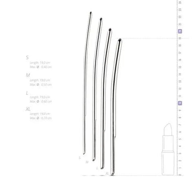 Sinner - Single Ended Metal Dilator Set - 4 Piece - PlayBlue