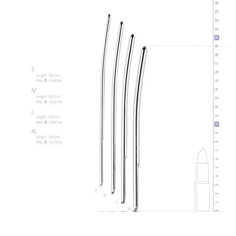 Sinner - Single Ended Metal Dilator Set - 4 Piece - PlayBlue