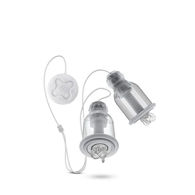 Blush Temptasia Titillator - Vibrating and Rotating Nipple Suckers - PlayBlue