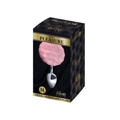 Alive - Metal Anal Fluffy Plug Tail - PlayBlue