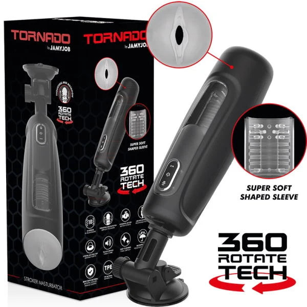 JamyJob - Tornado 360 Rotate Tech Stroker - PlayBlue
