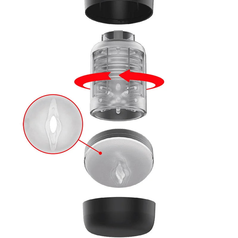 JamyJob - Tornado 360 Rotate Tech Stroker - PlayBlue