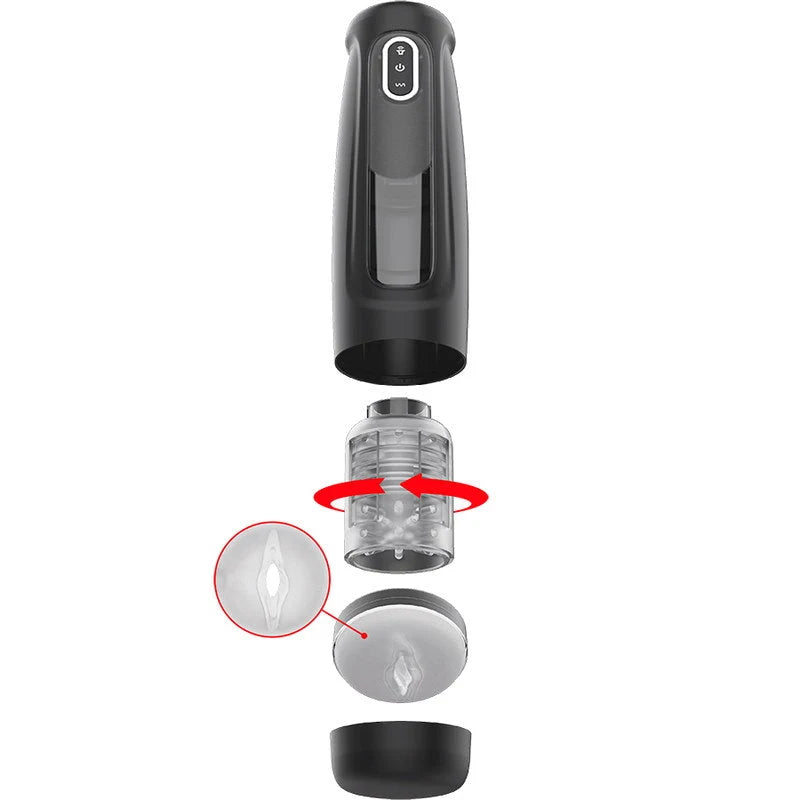 JamyJob - Tornado 360 Rotate Tech Stroker - PlayBlue