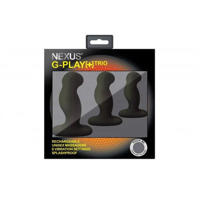 NEXUS - G Play Trio - Luxury Rechargeable Plugs - PlayBlue